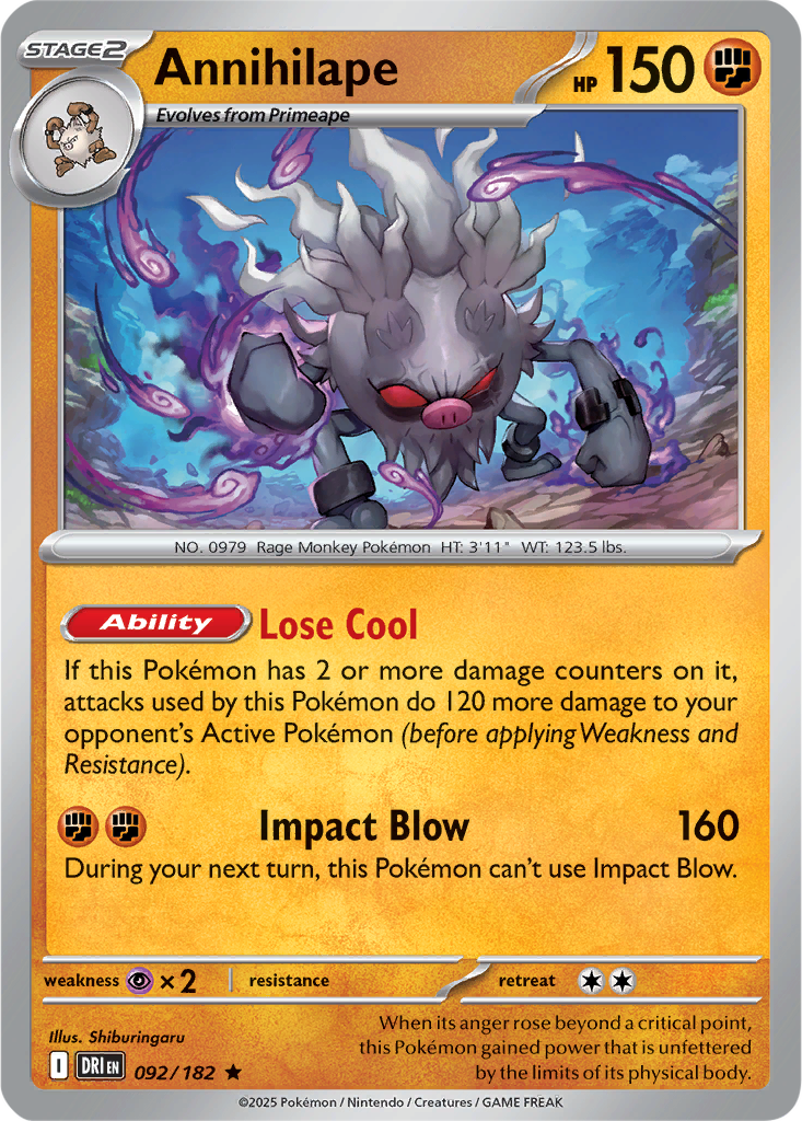 Destined Rivals 092/182 Annihilape
