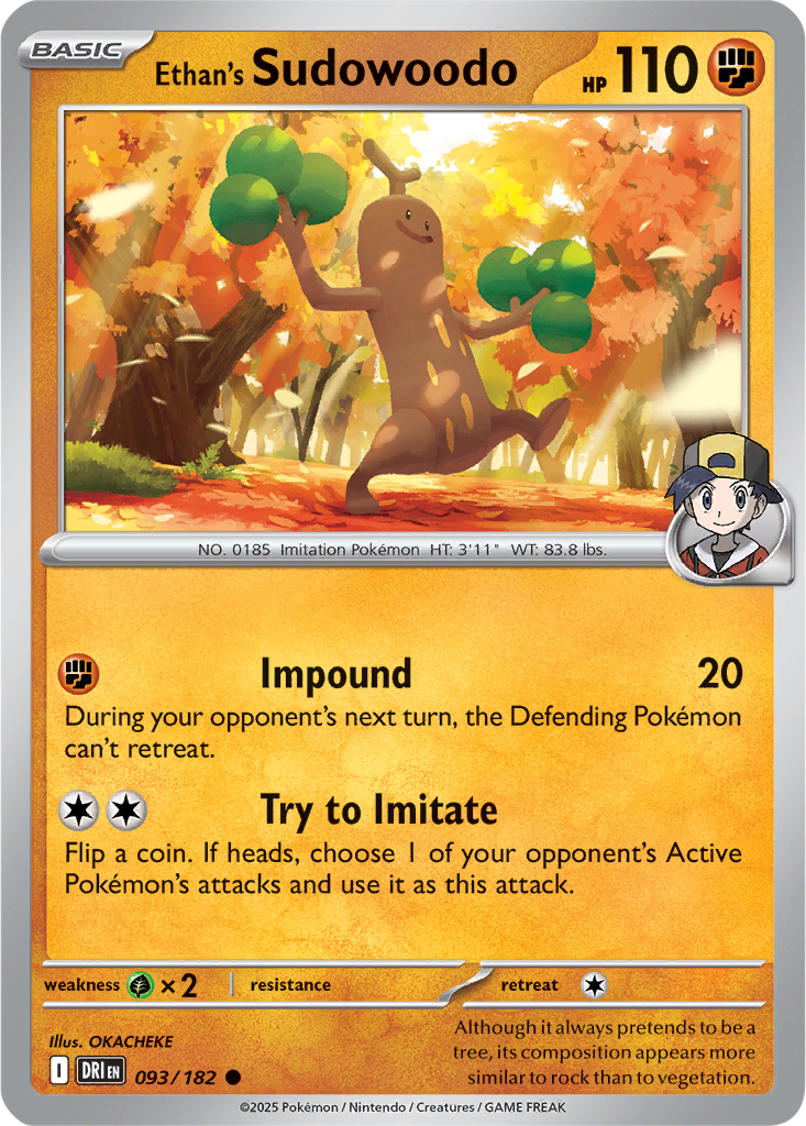 Destined Rivals 093/182 Ethan's Sudowoodo