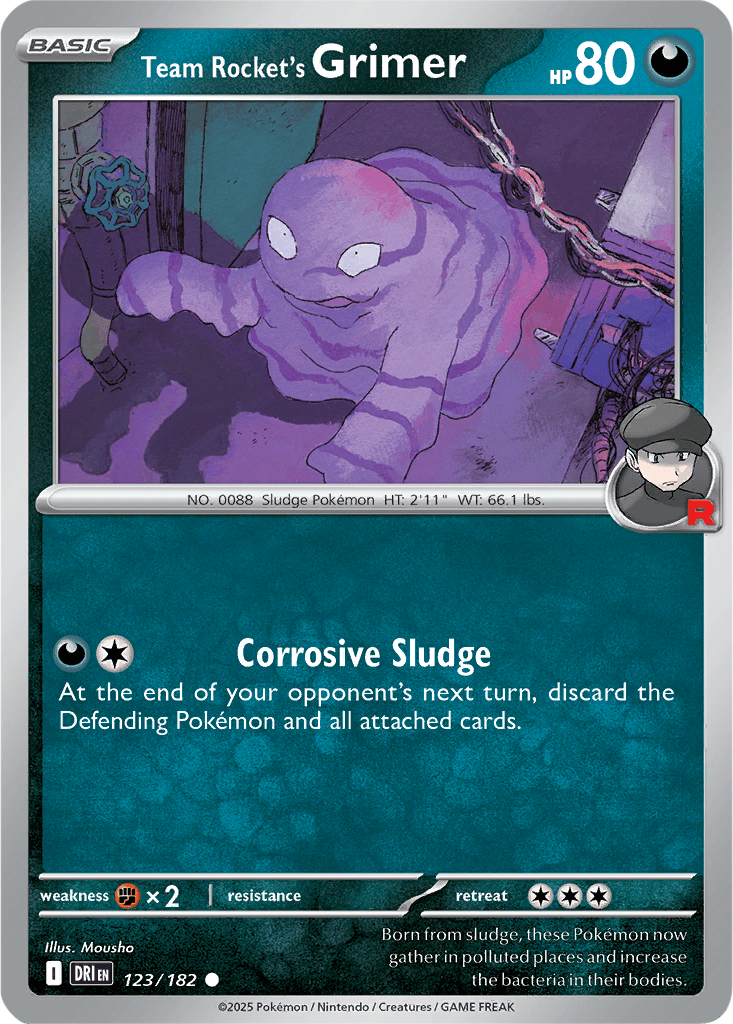 Destined Rivals 123/182 Team Rocket's Grimer