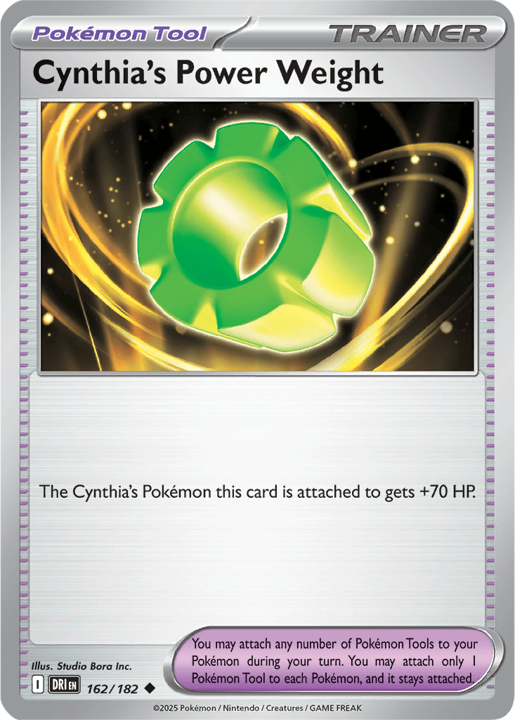 Destined Rivals 162/182 Cynthia's Power Weight