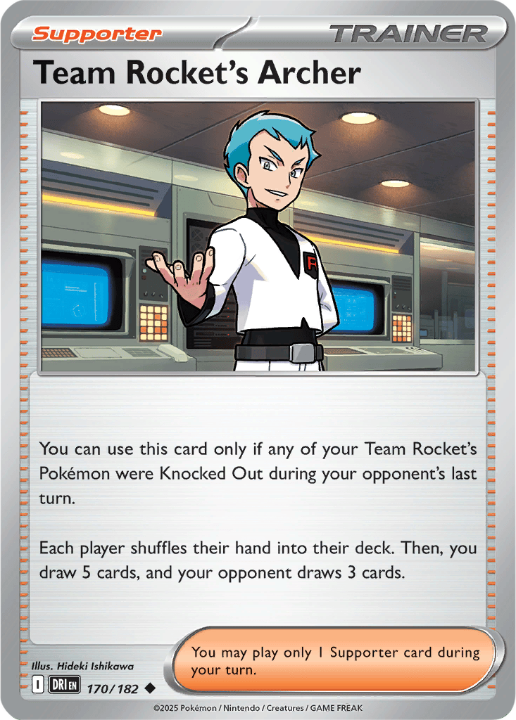 Destined Rivals 170/182 Team Rocket's Archer