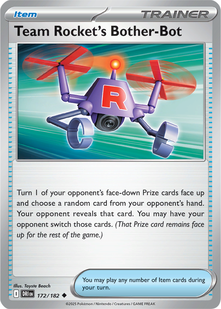 Destined Rivals 172/182 Team Rocket's Bother-Bot
