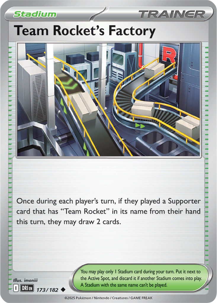 Destined Rivals 173/182 Team Rocket's Factory