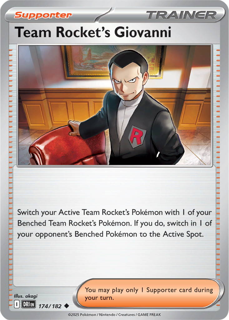 Destined Rivals 174/182 Team Rocket's Giovanni