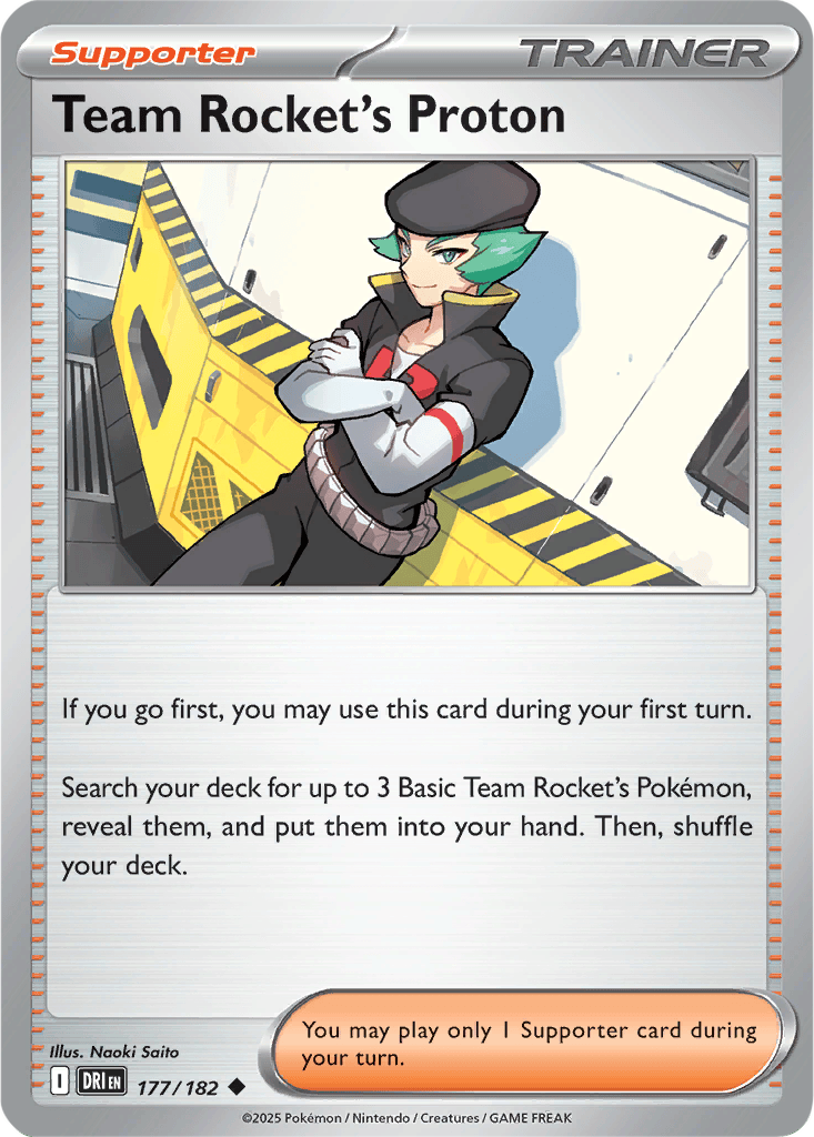 Destined Rivals 177/182 Team Rocket's Proton