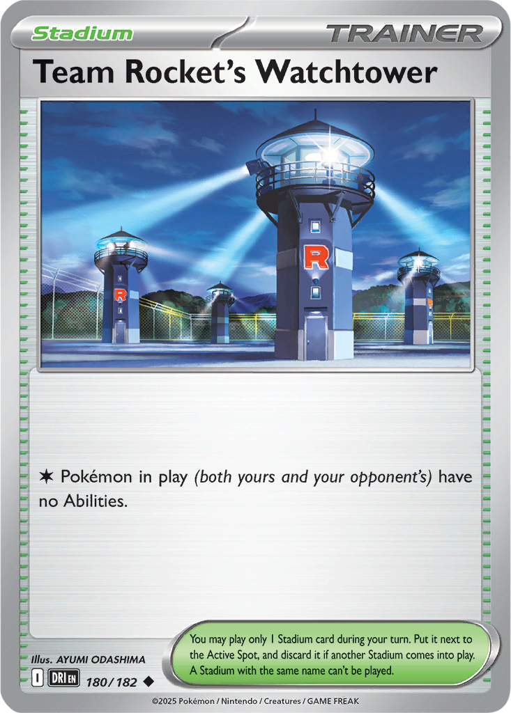 Destined Rivals 180/182 Team Rocket's Watchtower