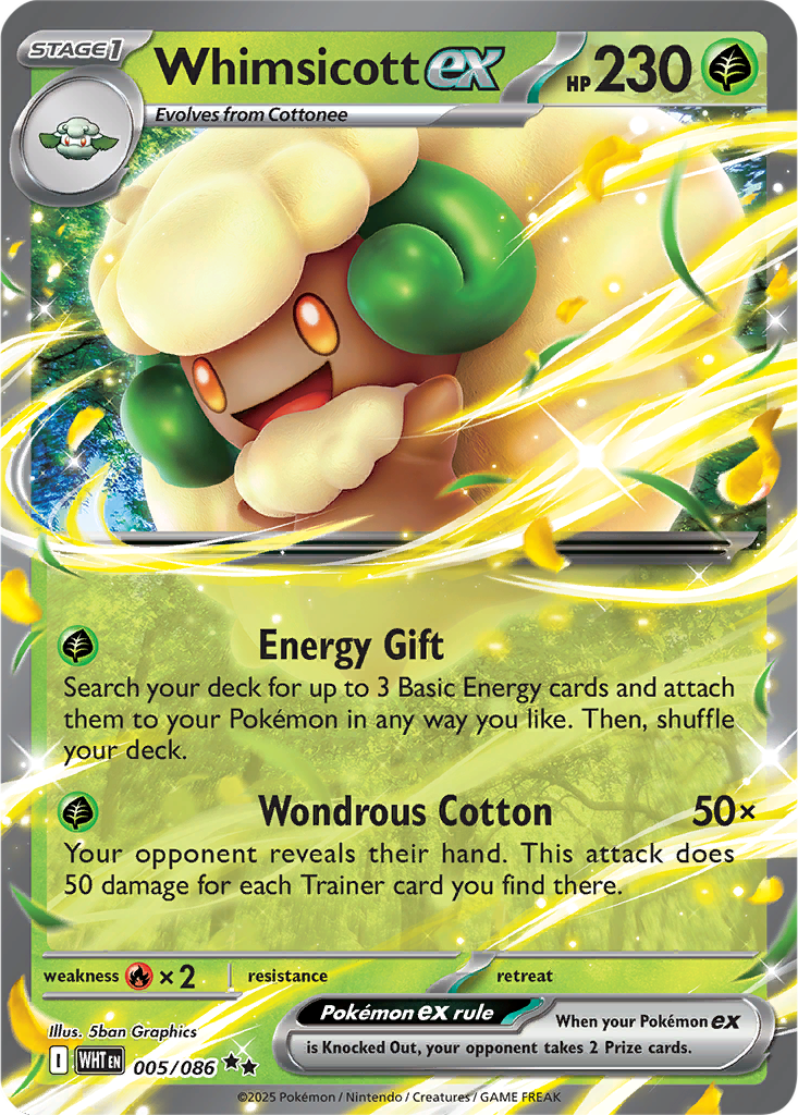 White Flare 005/086 Whimsicott ex