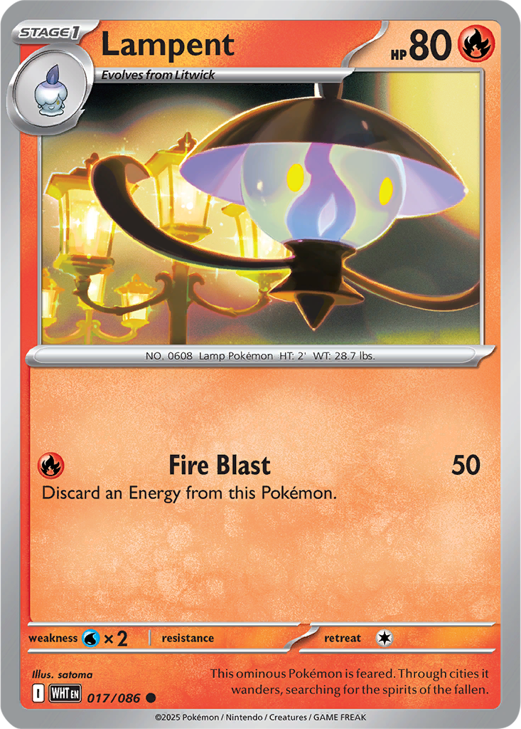 White Flare 017/086 Lampent