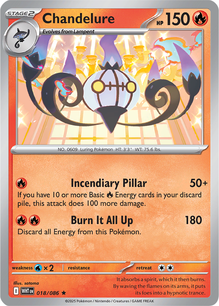 White Flare 018/086 Chandelure