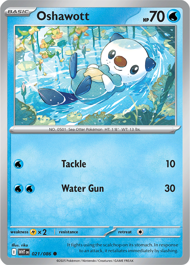 White Flare 021/086 Oshawott