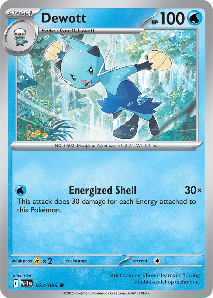 White Flare 022/086 Dewott