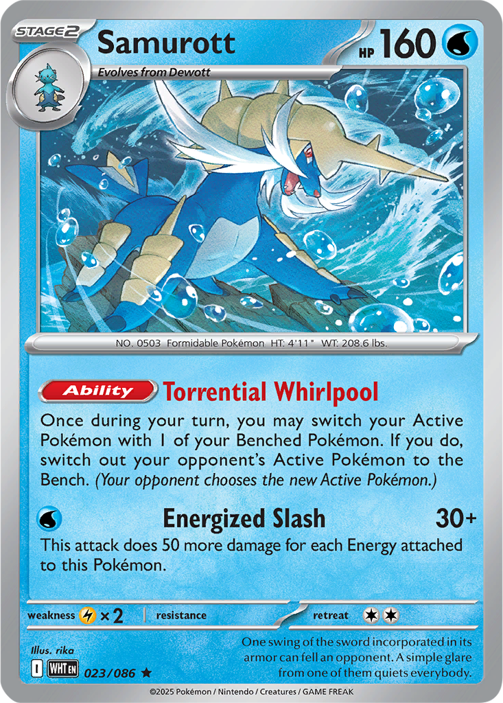 White Flare 023/086 Samurott