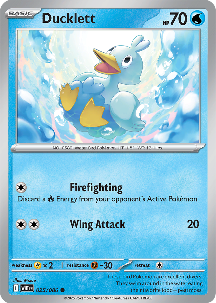 White Flare 025/086 Ducklett