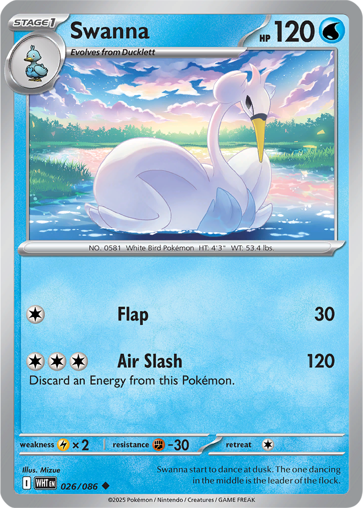 White Flare 026/086 Swanna