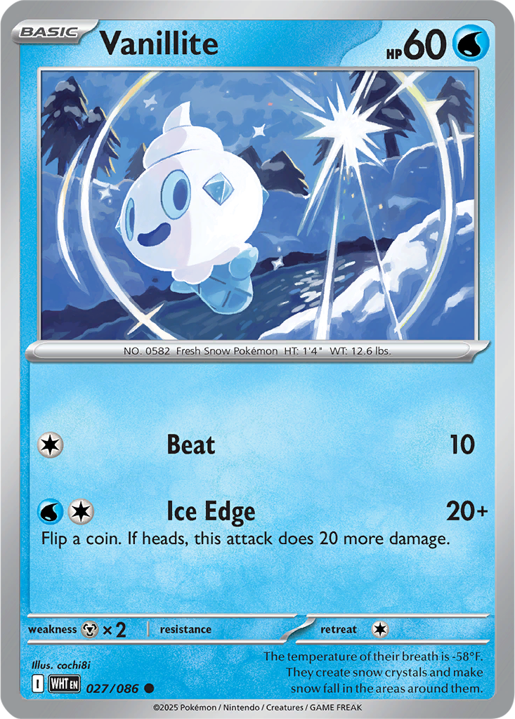 White Flare 027/086 Vanillite