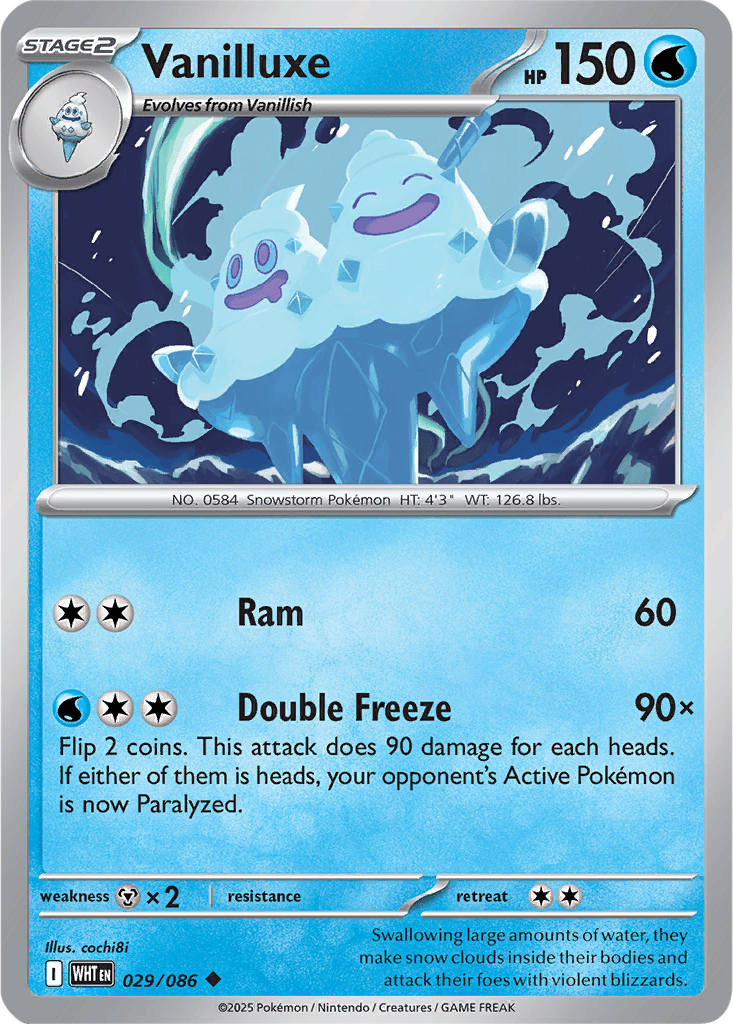 White Flare 029/086 Vanilluxe