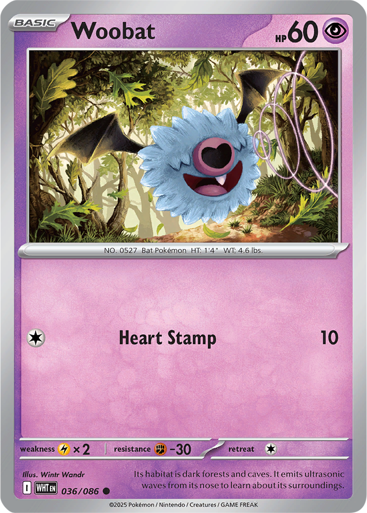 White Flare 036/086 Woobat