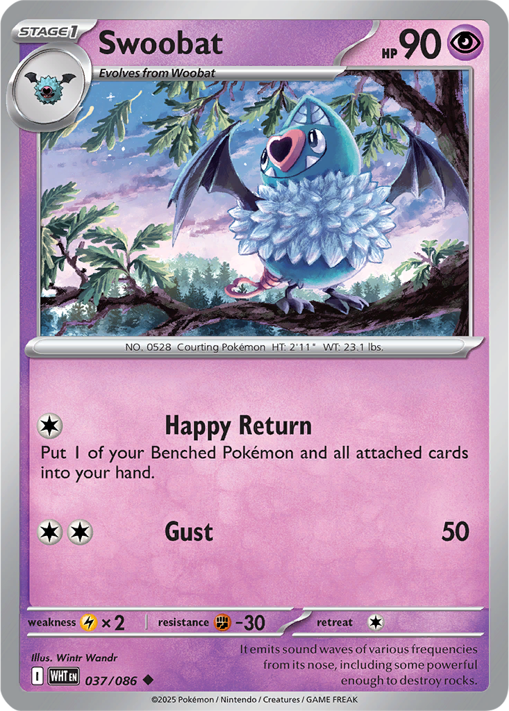 White Flare 037/086 Swoobat