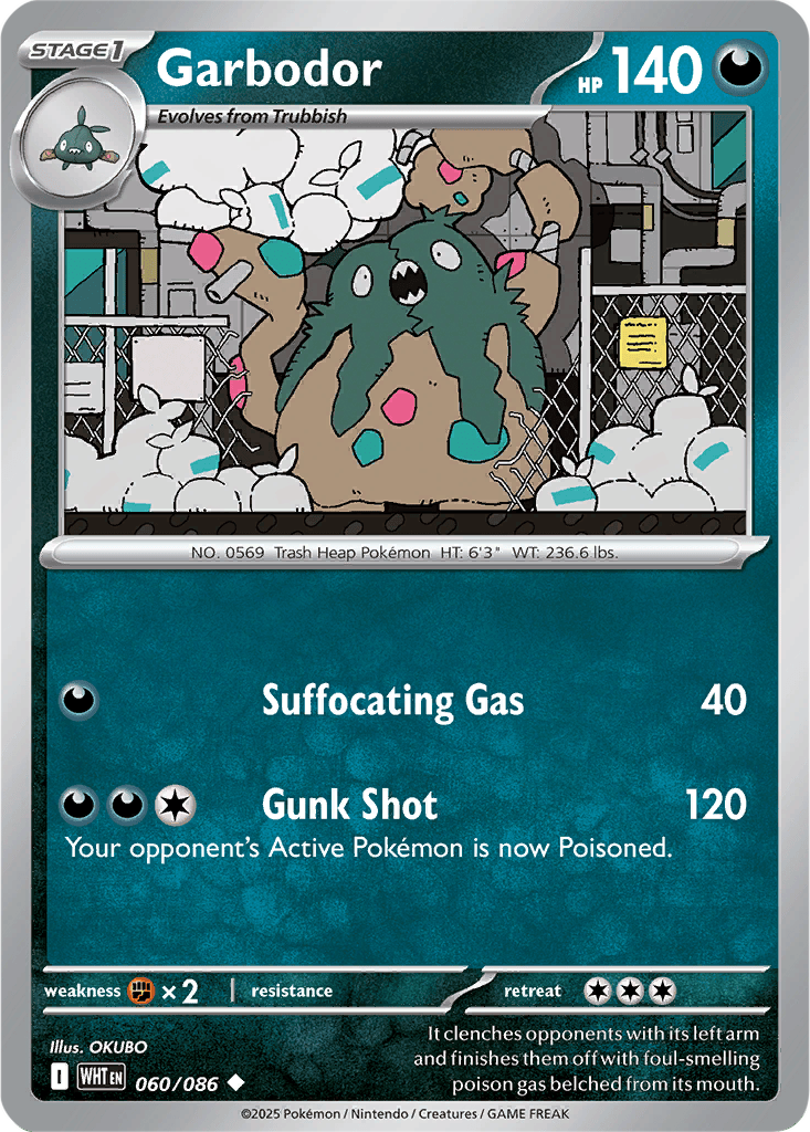 White Flare 060/086 Garbodor