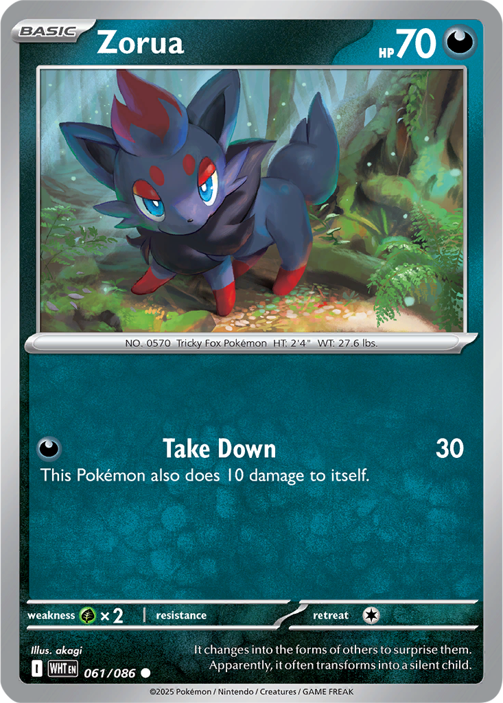 White Flare 061/086 Zorua