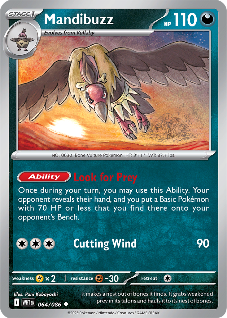 White Flare 064/086 Mandibuzz