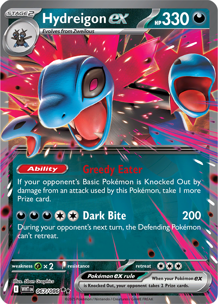 White Flare 067/086 Hydreigon ex