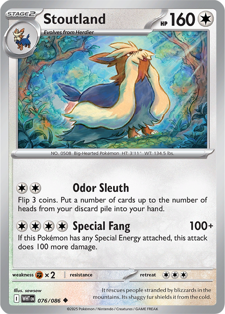 White Flare 076/086 Stoutland